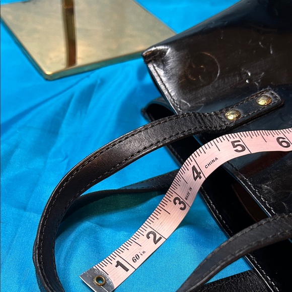 Louis Vuitton Black Vernis Lead PM handbag VGC - Picture 14 of 15